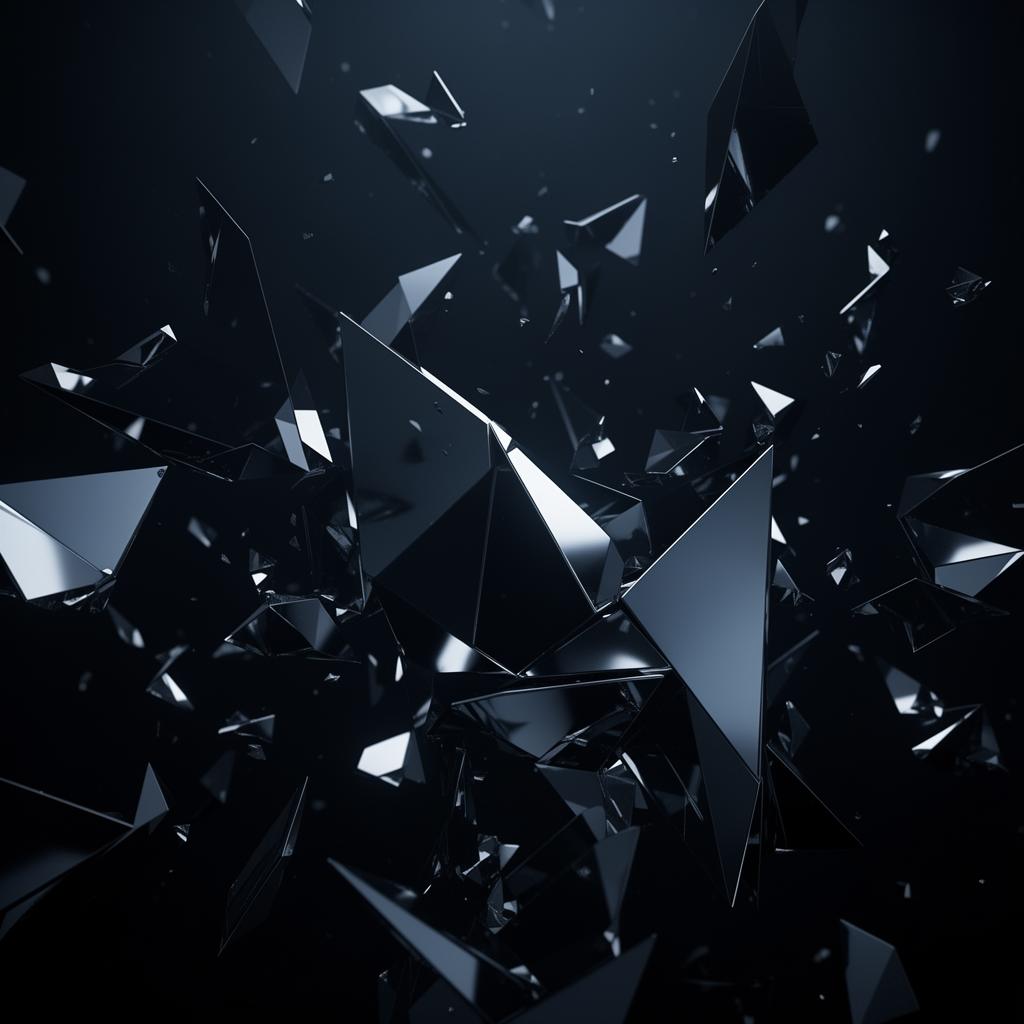 Chrome abstract design